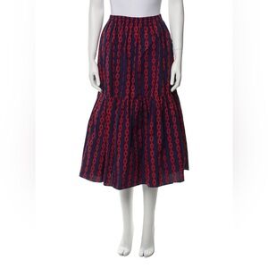 Clare V printed skirt